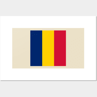 Chad flag Posters and Art